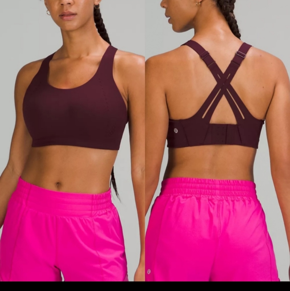 NEW!!! 38D Lululemon Air Support Bra - Cassis/Red Merlot